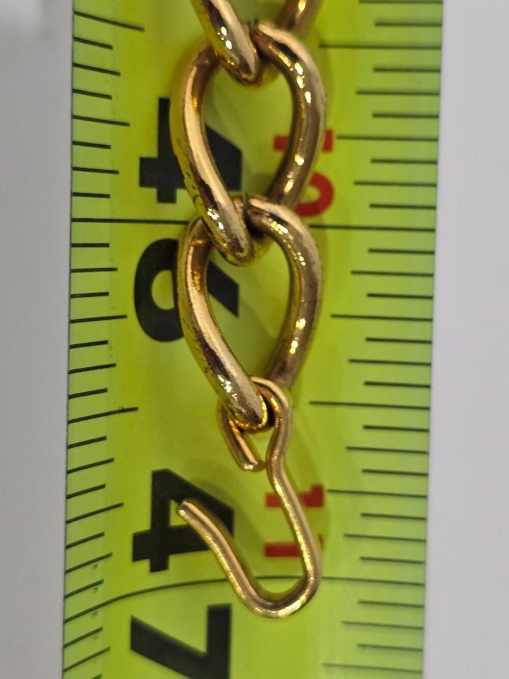 Vintage Gold Tone Chain Belt, Chunky Oval Links, Adjustable Statement Belt ~ 80s - Picture 7 of 9